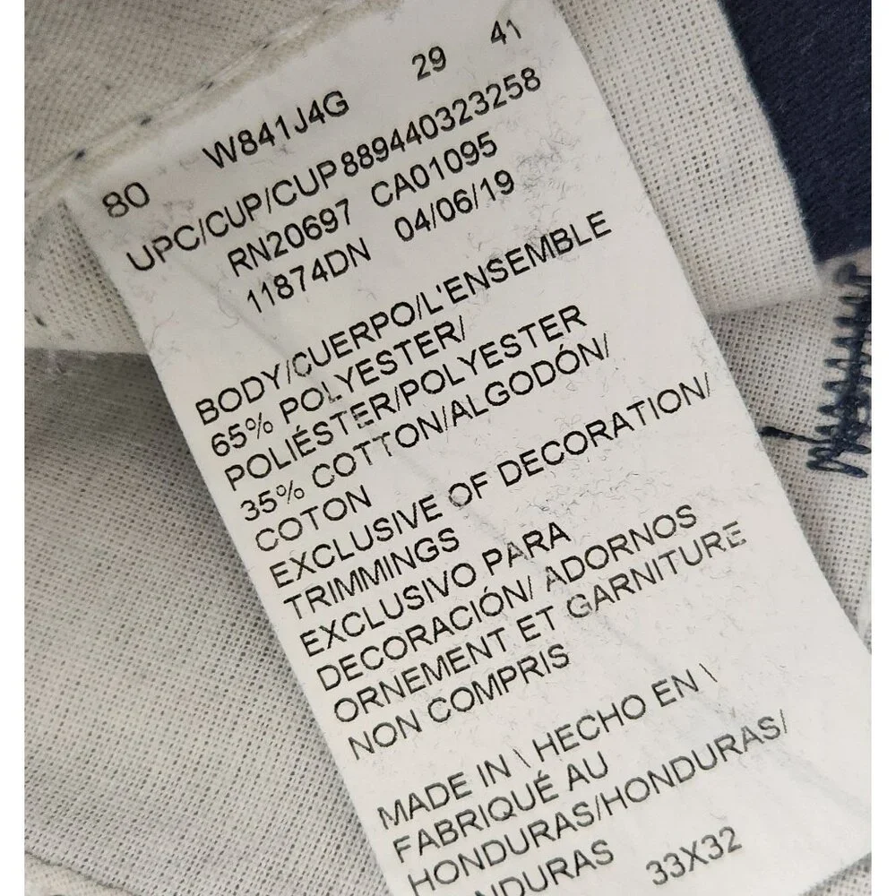 Dickies Pants Men's 33x32 874 Original Fit Flex Dark Blue Straight Leg Workwear - Picture 9 of 12